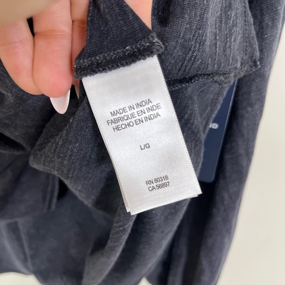 Lucky Brand Embroidered Yoke Long Sleeve Peasant Top Size L - Picture 11 of 12